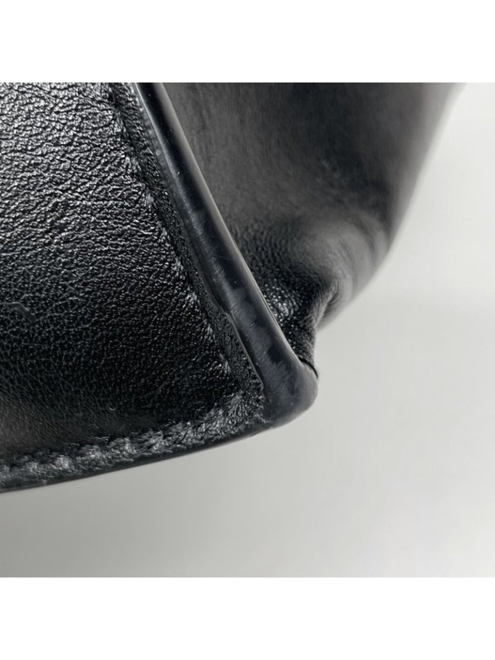 Saint Laurent Yves Rive Gauche Tote Leather Black - Picture 4 of 8